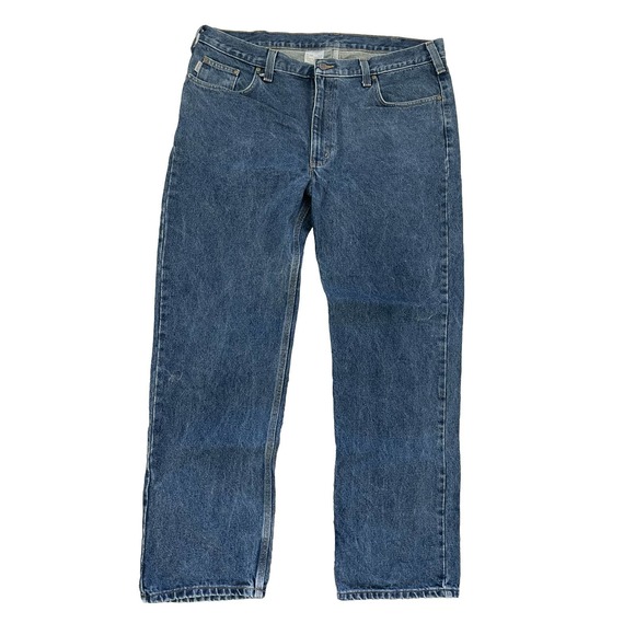 Carhartt Other - Carhartt Mens Jeans 40x32 Workwear Pants Blue Denim Traditional Fit